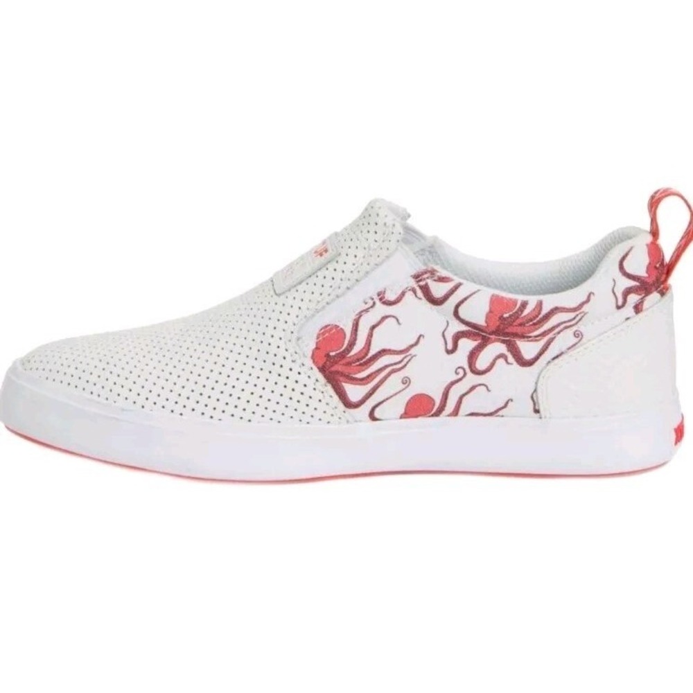 XTRATUF WOMEN'S SHARKBYTE LEATHER DECK SHOES SALMON SISTERS OCTOPUS XSW101